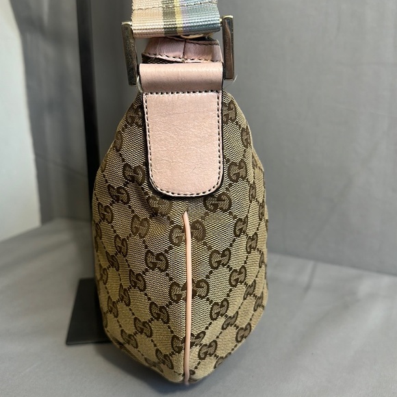 Gucci Monogram Half Moon Crossbody Bag - Picture 4 of 12